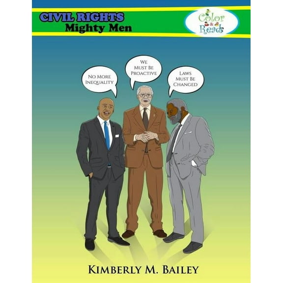 Color & Read: Civil Rights Mighty Men (Paperback)