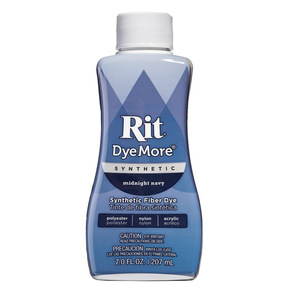 Rit DyeMore Dye for Synthetics, Midnight Navy, 7 fl. oz.