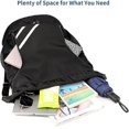 thumbnail image 1 of Baloncesto Fitness Training Bag Drawstring Gym Sports Mochila Gran Capacidad Correa Ajustable Múltiple, 1 of 2