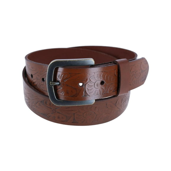 Wrangler  Morning Glory Tooled Western Belt (Men)