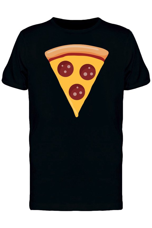 Cartoon Pepperoni Slice Tee Men's -Image by Shutterstock