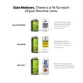 thumbnail image 6 of PHOOZY Insulated Can Cooler for 16oz Tall Cans - Patented Spacesuit Insulation Keeps Drinks Colder, Longer (Weighs Less Than 2 Ounces) - Green, 6 of 8