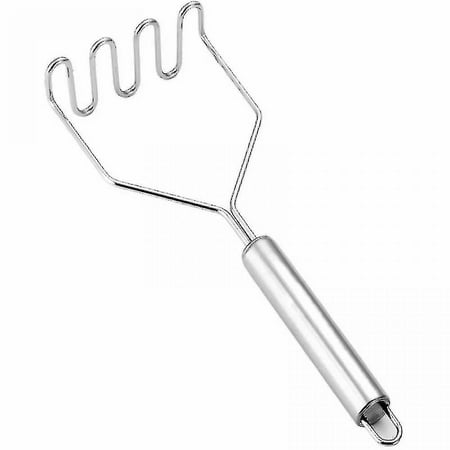 

Stainless Steel Potato Grinder With Ergonomic Handle-kitchen Tool (1 Piece Silver)