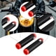 thumbnail image 5 of Juego de 2 fundas para puños de motocicleta, fundas de silicona, fundas universales suaves antivibración para manillar de motocicleta Negro, 5 of 7