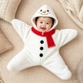 thumbnail image 2 of LRen Baby Zipper Hooded Crawling Suit Christmas Romper Jumpsuit Winter Warm Playwear Christmas Gifts,ï¼0-3 Monthsï¼, 2 of 6