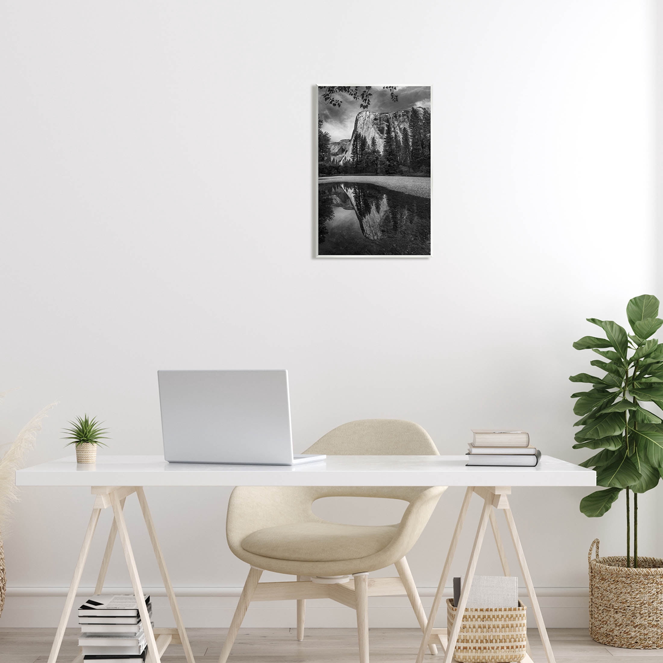 Stupell Industries Yosemite Wildlife Nature Reflection Photograph Unframed Art Print Wall Art, Design by Andre Eichman