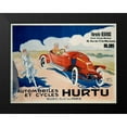thumbnail image 2 of OGalop 18x15 Black Modern Framed Museum Art Print Titled - Hurtu Automobiles et Cycles, 2 of 5