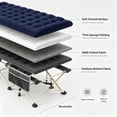 thumbnail image 3 of SROEDTYCamping Cot, Folding Camping Cot Bed for Adults Sleeping 1200D Double Layer Oxford Portable Folding Outdoor Cots for Camping W/Soft Pad Carry Bag for Home Office Nap Beach Travel, 500LBS,Grey, 3 of 9