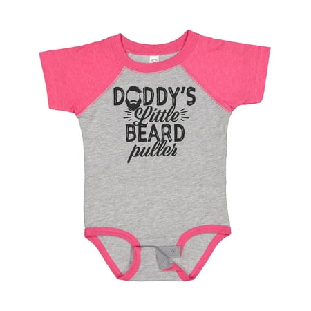 

Inktastic Daddys Little Beard Puller Boys or Girls Baby Bodysuit