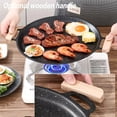 thumbnail image 7 of Korean Grill Pan, Grill Griddle for Outdoor Grill, Smokeless Indoor Grill, 15 in Cast Iron Grill Pan, Portable Griddle, Camping Griddle, Back Patio Tailgate Gatherings, 7 of 7
