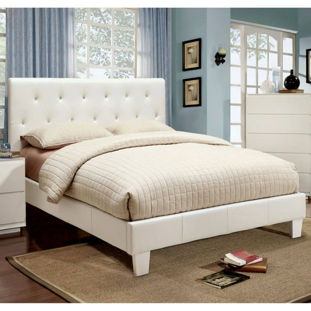 Furniture Of America Avara Rhinestone, Bling King Size Bed Frame