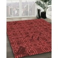 thumbnail image 2 of Ahgly Company Indoor Rectangle Patterned Cranberry Red Area Rugs, 6' x 9', 2 of 6