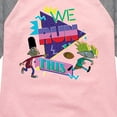 thumbnail image 3 of Hey Arnold! - Retro Arnold and Gerald - Toddler And Youth Girls Raglan Graphic T-Shirt, 3 of 5