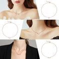 thumbnail image 4 of PANTIDE 3Pcs Taurus Zodiac Layer Necklaces for Women Girls Retro Rose Gold Plated(Rose Gold), 4 of 7