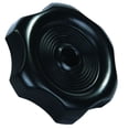 thumbnail image 3 of JR Products 20365 - 1/2" Plastic Black Round Shaft Knob for Hinged Windows, 3 of 3
