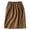 Coffee, variant on Women Stylish High Waisted A-Line Skirt For Everyday Wear For Spring Summer Ideal With Short Sleeves And Easy Care Options Solid Color Casual Travel Skirts