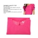 thumbnail image 3 of Blusa De Verano Para Mujer, Blusa De Manga Corta De Poliéster Rojo Rosa Para El Trabajo Para Damas, 3 of 7