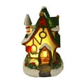 thumbnail image 4 of Casa iluminada navideña BLESIY decoraciones de escritorio en miniatura iluminadas por Navidad Estilo B, 4 of 8