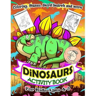 Roarsome Dinosaur Activities Book for Kids Ages 4-8 (1) : 28 fun