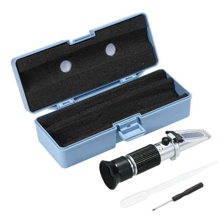 Black Antifreeze Refractometer Coolant Tester For Checking Freezing Point,  Concentration Of Ethylene Glycol, Battery Acid Condition, Freezing Point Me
