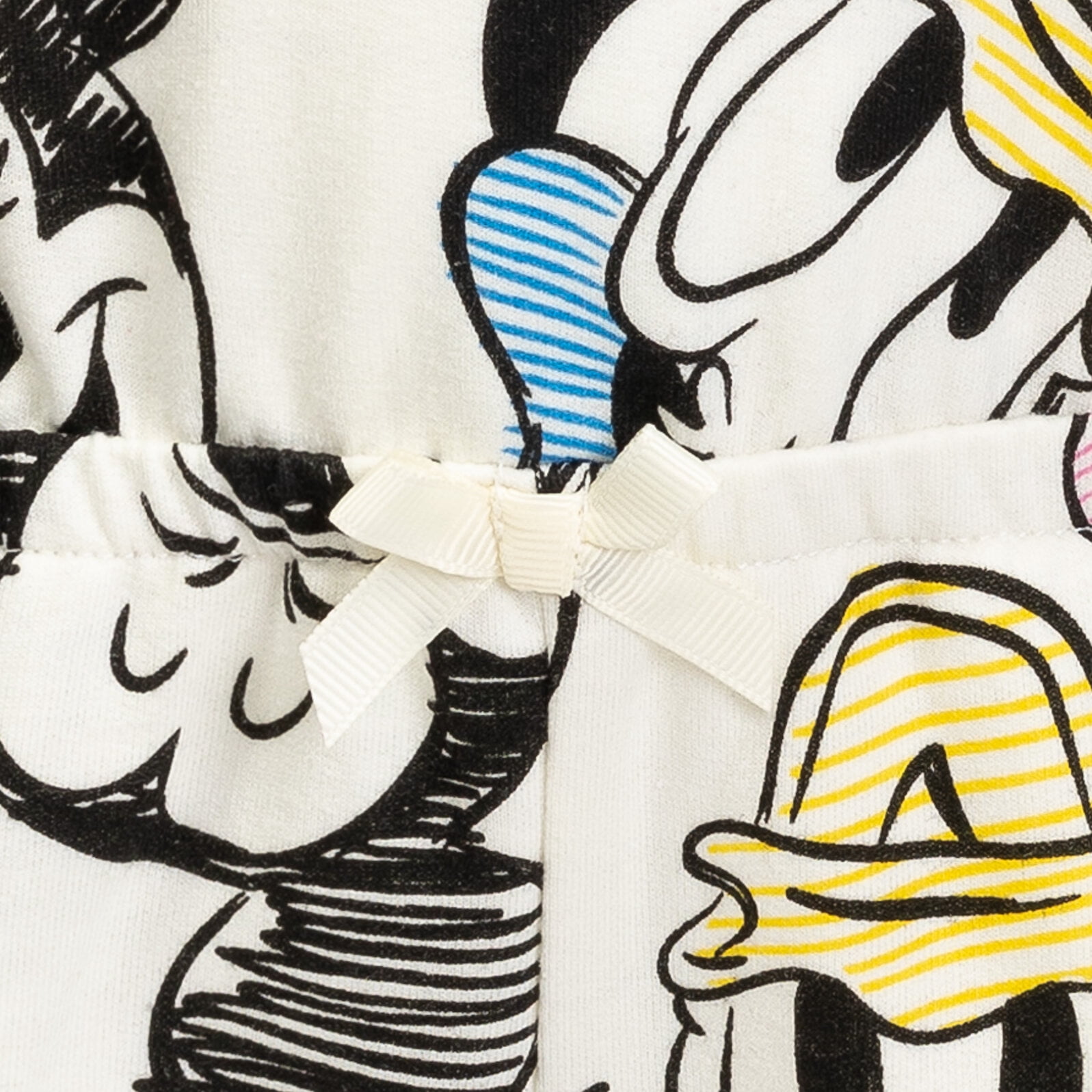 Disney Mickey Mouse Donald Duck Daisy Duck Little Girls French Terry Romper Toddler to Big Kid