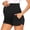 Black, variant on pstuiky Maternity Yoga Shorts Workout Shorts with Adjustable Waistband for Pregnant Women Plus Size High Waist Support Breathable Stretch Activewear