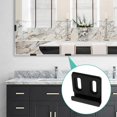thumbnail image 4 of 10pcs Heavy Duty Mirror Hanging Kit, Heavy Mirror Mounting Hardware Mirror Clips for Wall Mounting, Double Hole Black, 4 of 7