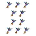 thumbnail image 3 of Colgante de pared Bearachild colibrí de hierro forjado decoración Universal colorido, 3 of 6