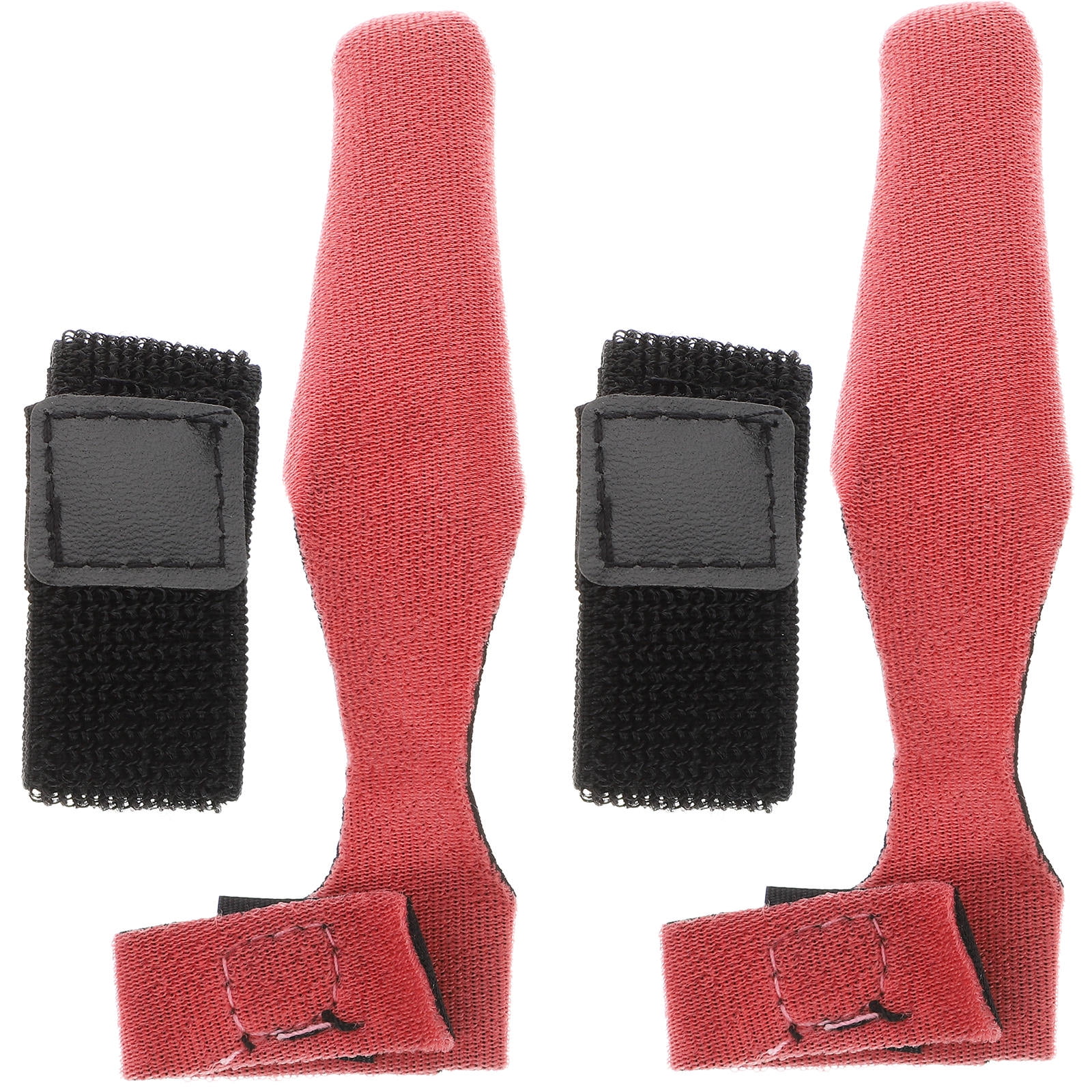FENGGUIQU Red Fishing Rod Sleeves 2Sets Practical Outdoor Protection Easy Carry