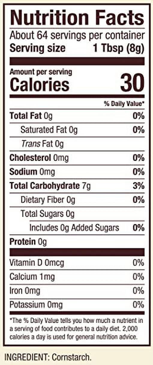 Bob's Red Mill, Cornstarch, Gluten Free, 18 oz Pack of 2