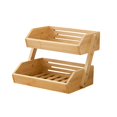 thumbnail image 3 of Multipurpose Fruit Storage Basket Kitchen Countertop Bread Wooden Bowl Organizer, 3 of 7