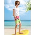 thumbnail image 3 of Usaibhir Boys Swim Trunk with Compression Boxer Brief Double Layer Beach Surf Board Shorts Kids Quick Dry Anti Chafe Swimwear 5-16T, 3 of 7