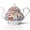 Vintage Pink, variant on Ceramic Teapot, 33.8 oz – Watercolor Floral Design with Lid Gold Trim, Porcelain Teapot for Loose Tea