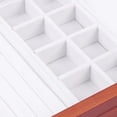thumbnail image 3 of Maple Brown Multi Function Wooden Jewelry Organizer Box, 3 of 8