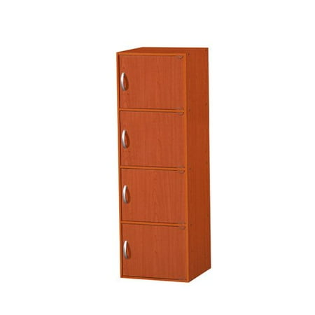 Hodedah Imports 1.33 ft. 4 Door Cabinet