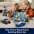 thumbnail image 3 of City Police Station Building Block Set Compatible with Lego, 634 PCS HQ Station Kits, Birthday Holiday Collectible Gift for 6+ Kids, Boys, 3 of 7