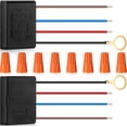 thumbnail image 1 of 3-Way Touch Dimmer Switch 2 Pieces, Desk Lamp Sensor Dimmer Repair Kit Control Module Replacement Sensor with Screw-Type Wiring Caps, 1 of 7