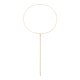 thumbnail image 1 of Telón de fondo collar Lariat estrella borla decoración sin espalda larga moda oro cuerpo cadena colgante para Bikini boda nupcial mujeres, 1 of 8