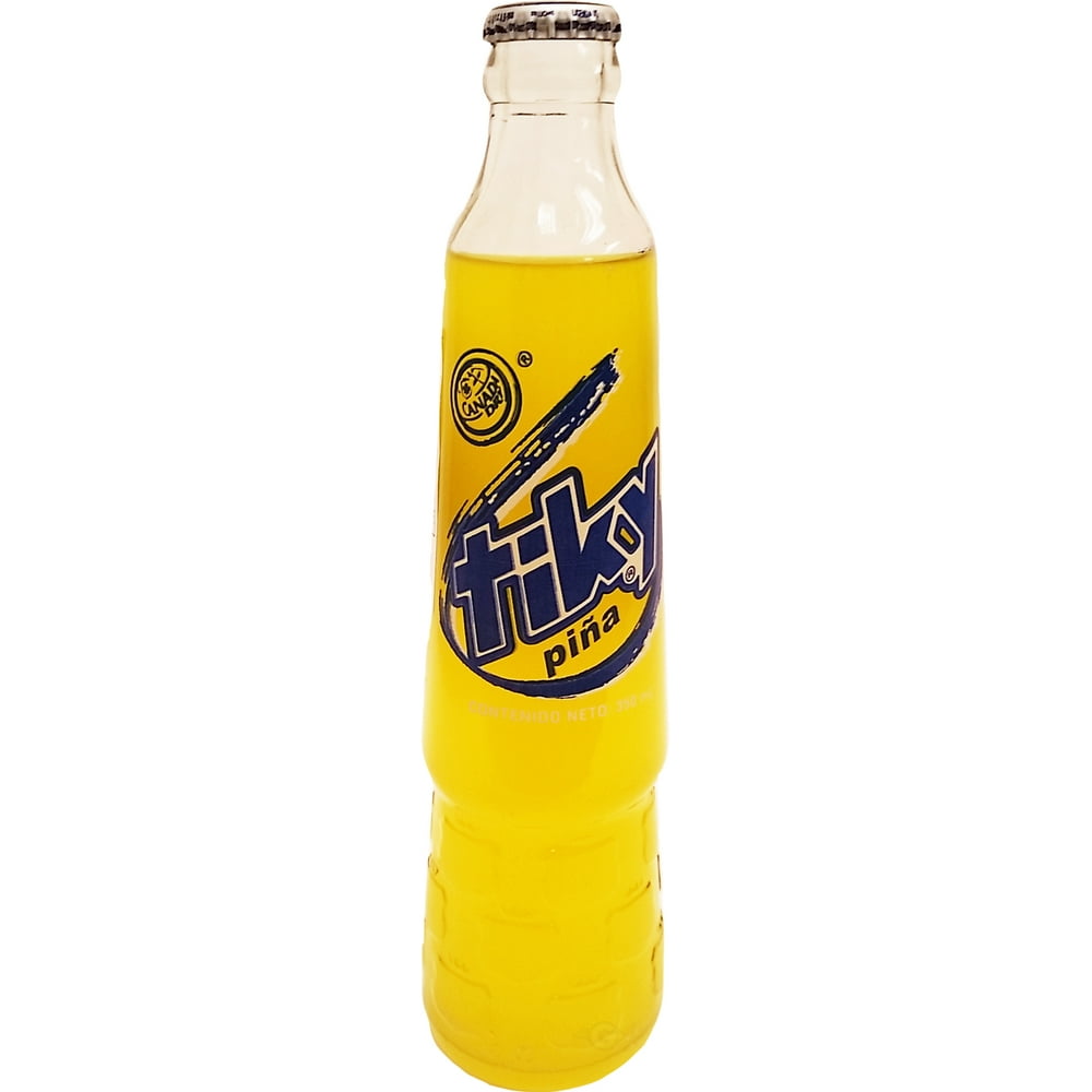 Tiky Pineapple Drink 12 oz Refresco de Pina (Pack of 1)