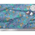 thumbnail image 3 of Soimoi Rayon Fabric Camera,Hat & Briefcase Travel Decor Fabric Printed Yard 42 Inch Wide, 3 of 3