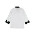 thumbnail image 4 of MSemis Long Sleeves Men Women Chef Coat Jacket Uniform Unisex for Kitchen Restaurant Hotel White 3XL, 4 of 5