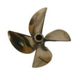 thumbnail image 3 of Barco 6717 Hélice de bronce izquierda de 4 26 cc para eje de hélice de 6,35 mm y 1/4" Cola Hélice de barco de carreras, 3 of 8
