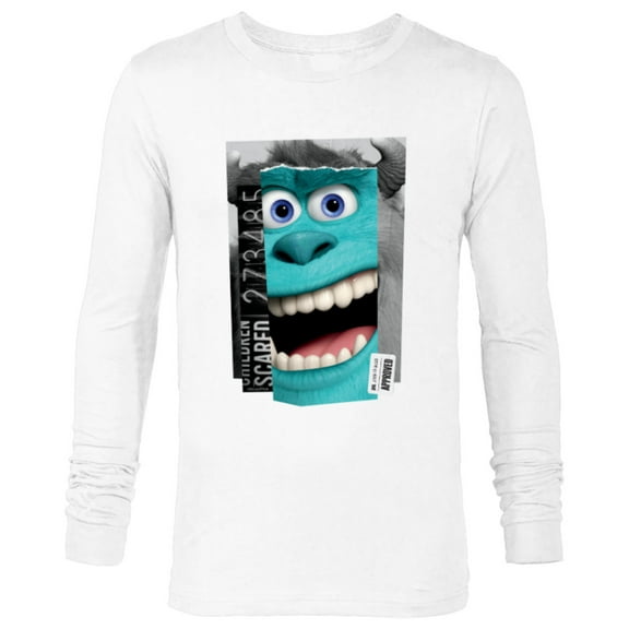 Disney and Pixar’s Monsters, Inc. Sulley Top Scarer - Long Sleeve T-Shirt for Men - Customized-White