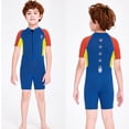 thumbnail image 4 of Toystoory Trajes de neopreno para niños, traje de buceo con protección solar, traje de baño de una pieza de nailon de neopreno ultrafino para jóvenes, Deportes acuáticos naranja L Toystoory OD003672-08, 4 of 6