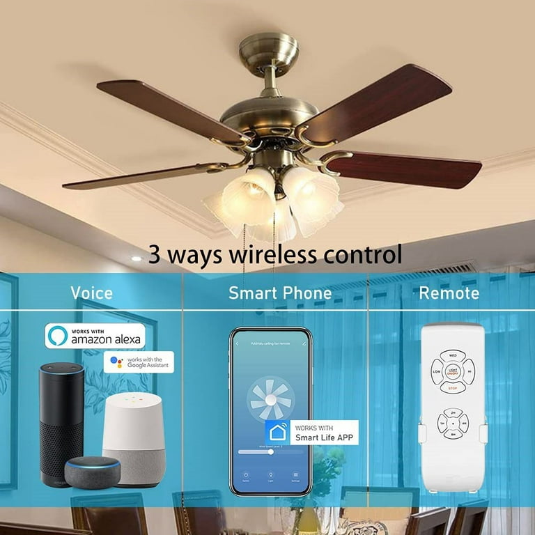 Smart Wifi Ceiling Fan Remote Kit