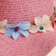 thumbnail image 4 of Sombreros de paja de verano con flores de fantasía para mujer y niña, sombrero de playa para el Yuyangstore Gorra Derby para mujer, 4 of 8