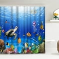 thumbnail image 2 of 4 Pcs Sunrise Shower Curtain Sets with Rugs for Bathroom Decor, Bathroom Shower Curtain Sets, Bathroom Sets with Shower Curtain and Rugs, 2 of 6