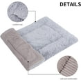 thumbnail image 5 of Pet Comfort Haven, Soft Crate Pad With Orthopedic Support And Reversible Design, Ideal For Small To Large Dogs, Easy To Clean And Store (Wicker Gray), 5 of 5