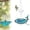 35# (Gray), variant on Hanging Bird Bath Fountain, Outdoor Water Fountain, Hanging Bird Bath with Flowing Water, Decorative Garden Yard Patio Bird Bath Fountain (Purple)