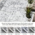 thumbnail image 6 of Tzou Washable Area Rugs - 8' x 10', Distressed Design, Non-Slip, Non-Shedding & Easy Care, Ideal for High Traffic Areas in Living Room, Bedroom(Gray), 6 of 6